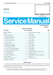 HP W19EV Service Manual
