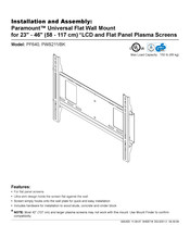 PEERLESS PWS211 Installation And Assembly Manual