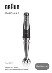 Braun MultiQuick 9 9187XL Manual