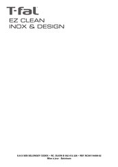 T-Fal EZ CLEAN INOX & DESIGN Manual