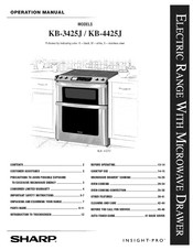 Sharp KB-3425J Operation Manual