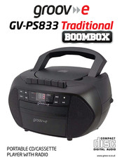 Groove GV-PS833 Traditional BOOMBOX Manual