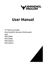 Amphenol Procom PRO-DAR8 User Manual