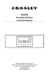 Crosley CR3504A Instruction Manual