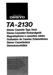 Onkyo TA-2130 Instruction Manual