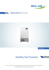 BioLAB BTST-103 Operation Manual
