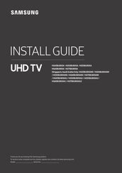 Samsung HG50BU800A Install Manual