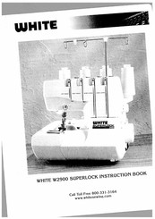 White W2900 SUPERLOCK Instruction Book
