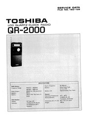 Toshiba QR-2000 Manual