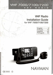Navman VHF 7100 Installation Manual
