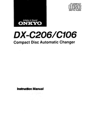 Onkyo DX-C106 Instruction Manual