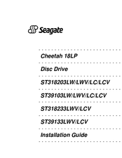 Seagate ST39133LWV Installation Manual