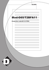 Diamond G65/T2BFA11 Manual