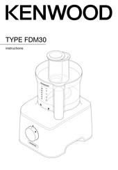 Kenwood FDM307SS Instructions Manual