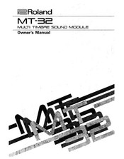 Roland MT-32 Owner's Manual