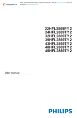 Philips 24HFL2869T/12 User Manual