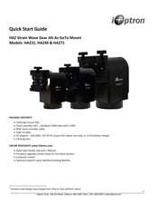 iOptron HAZ46 Quick Start Manual