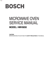 Bosch HMV8050 Service Manual