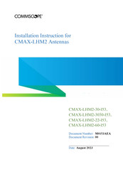 CommScope CMAX-LHM2-22-I53 Installation Instructions Manual
