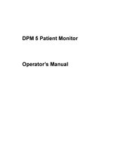 Mindray DPM 5 Operator's Manual