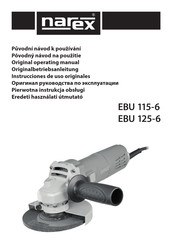Narex EBU 125 6 Original Operating Manual