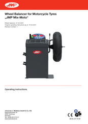 JMP Mix-Moto Operating Instructions Manual