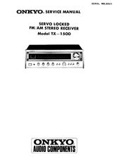 Onkyo TX-1500 Service Manual
