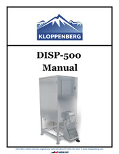KLOPPENBERG DISP-500 Manual