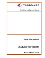 Woodward 8272-468 Installation And Operation Manual
