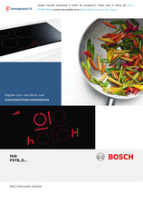 Bosch PXY801DW4E Instruction Manual