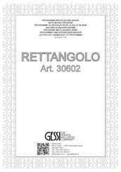 Gessi 30602 Bath Mixing Program