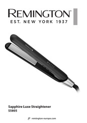 Remington Sapphire Luxe S5805 Manual