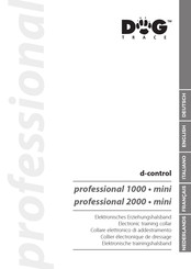Dog trace d-control professional 2000 Manual