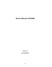 Dell Ultrasharp U2724DB Service Manual