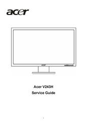 Acer V243H Service Manual