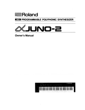 Roland Alpha Juno-2 Owner's Manual