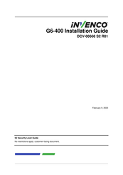 Invenco G6-400 Installation Manual