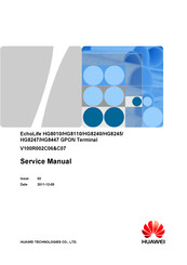 Huawei EchoLife HG8010 Service Manual