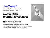 AMC Pet-Temp PT-300 Quick Start Instruction Manual