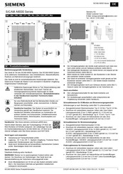 Siemens SICAM A8000 Series Quick Start Manual