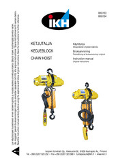 IKH XK6153 Instruction Manual