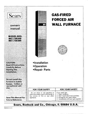 Sears 867.736389 Owner's Manual