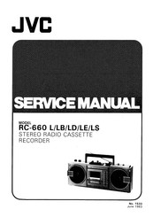 JVC RC-660 LE Service Manual