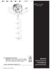 Kingfisher MEAP43 Original Instructions Manual