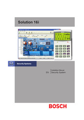 Bosch Solution 16i Installation Manual