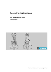 PERSTA DVR 214 KZ Operating Instructions Manual