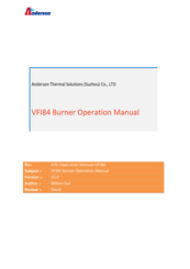 Anderson VFI84 Operation Manual