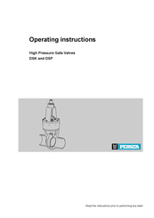PERSTA DSK 10-63 Operating Instructions Manual