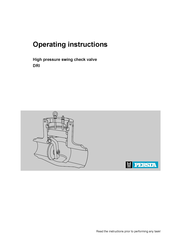 PERSTA DRI 26 Operating Instructions Manual