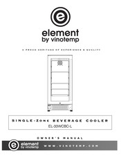 Vinotemp element EL-33WCBC-L Owner's Manual